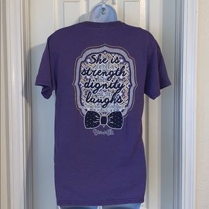 Purple Blessed Girl Tee Shirt